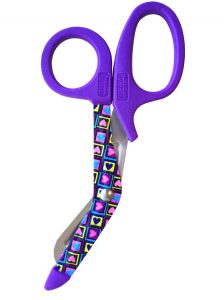 Medical Scissors - Purple Pattern