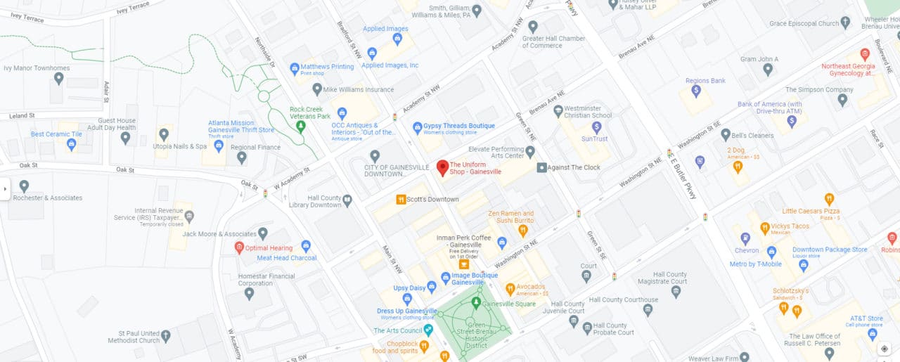 Location & Map Uniform Shop Gainesville Scrubs Store