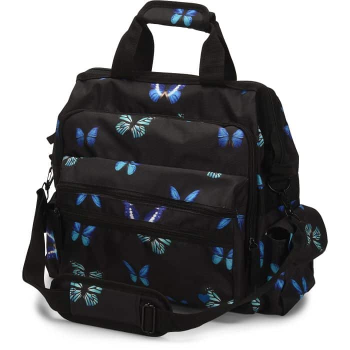 Nurse Bag - Midnight Butterflies