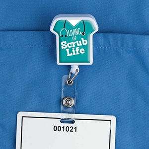Nurse Badge Reel - Living the Scrub Life
