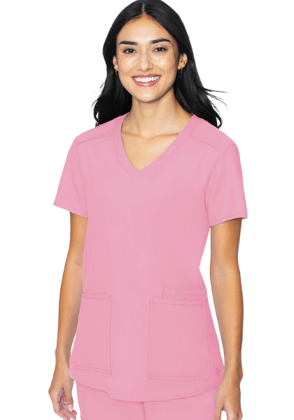 Insight Pink Scrub Top - Med Couture