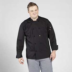 Black Long Sleeve Chef Jacket - Gainesville, GA