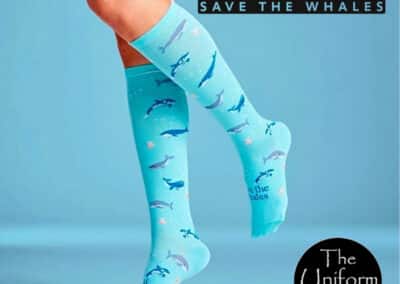 Compression Socks - Save The Whales