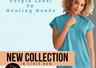 New Purple Label Scrubs color - Spectra Blue